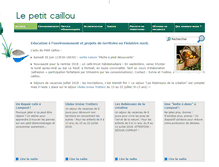 Tablet Screenshot of lepetitcaillou.infini.fr