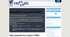 Desktop Screenshot of media.infini.fr