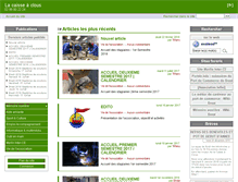 Tablet Screenshot of caisseaclous.infini.fr
