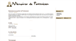 Desktop Screenshot of memoiresponta.infini.fr