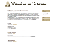Tablet Screenshot of memoiresponta.infini.fr