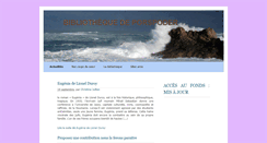 Desktop Screenshot of bibliporspo.infini.fr